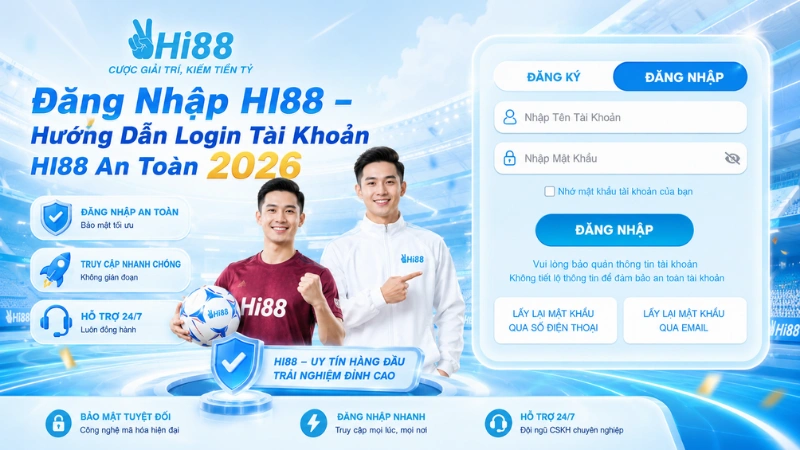 Hướng Dẫn Đăng Nhập HI88 Nhanh Cho Người Mới