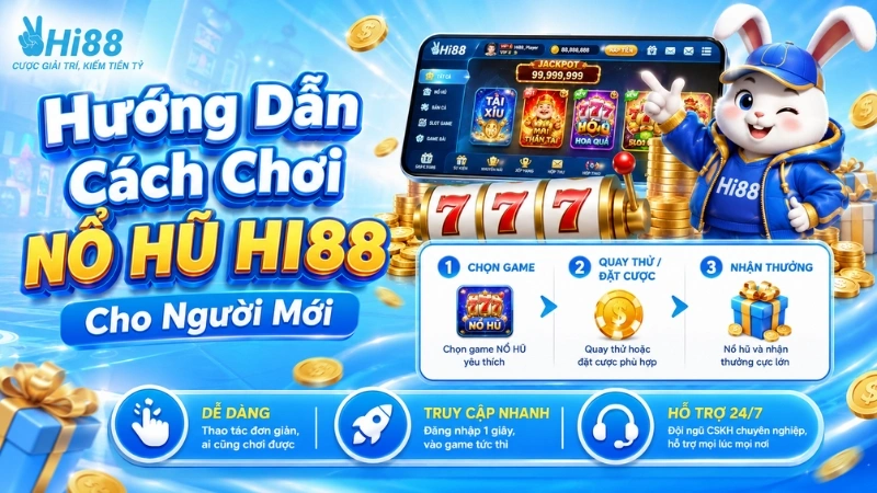 Hướng Dẫn Cách Chơi Nổ Hũ HI88 Cho Người Mới